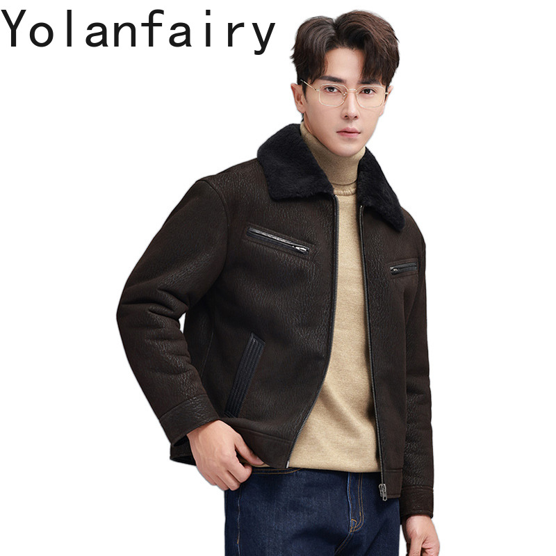 Vintage Fashion Jacket - YOLANFAIRY Vintage moda abrigo de piel