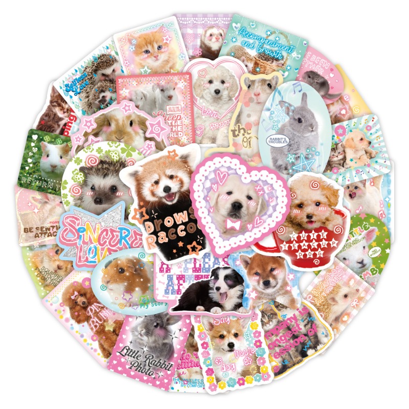 Vintage Fashion Magazine - 50 unids/set Kawaii moda álbum de