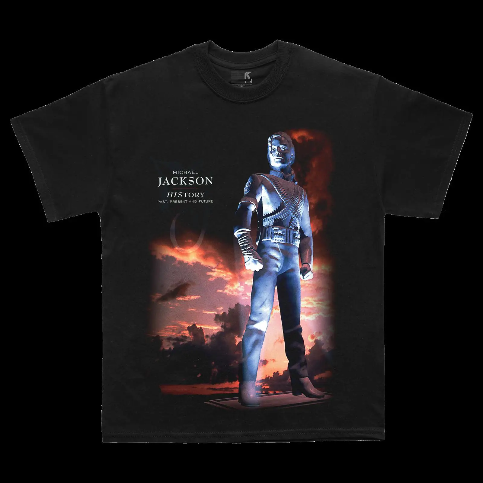 Vintage Fashion History - Camiseta HIStory Album vintage, lavada, versátil,