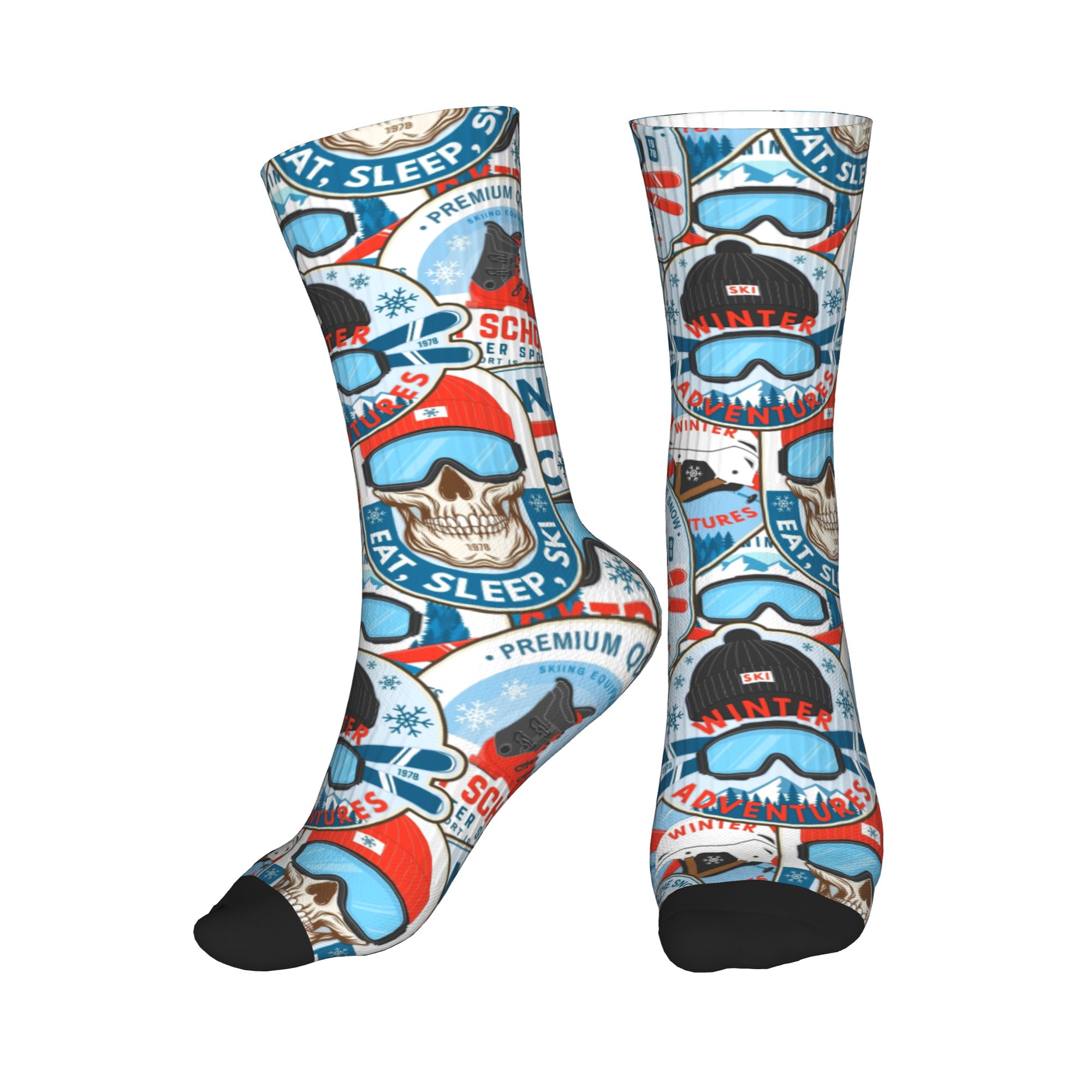 Vintage Fashion Mens - Calcetines de vestir vintage con estampado