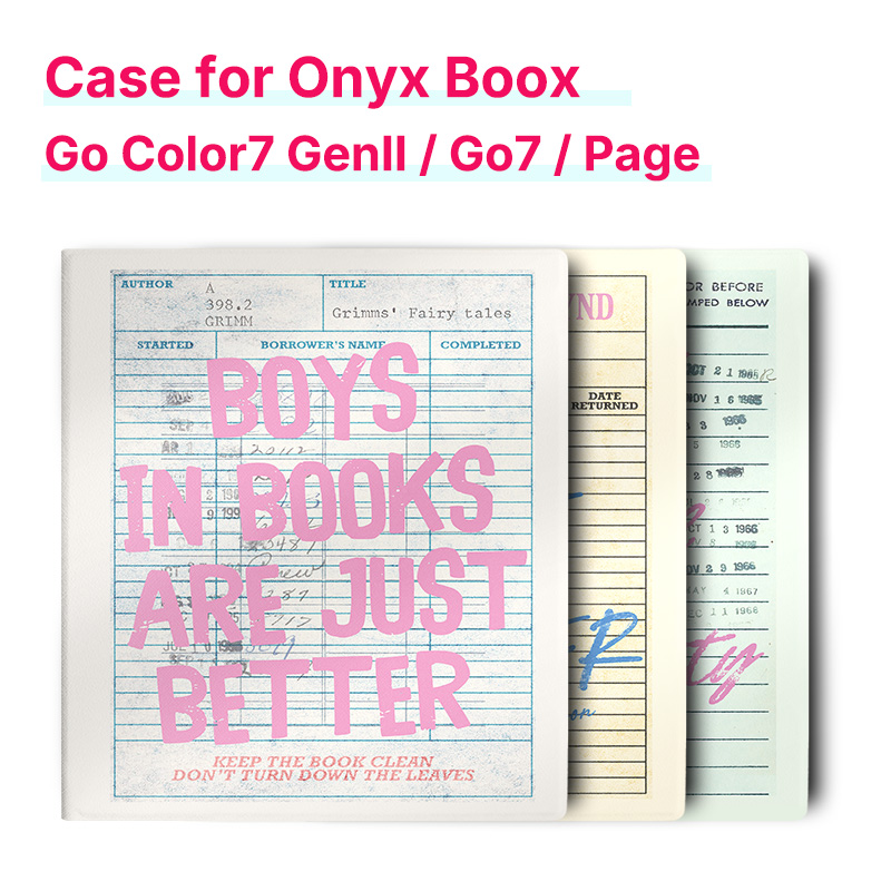 Vintage Fashion Coloring Pages - Funda Magnética Murmelo para Boox Go