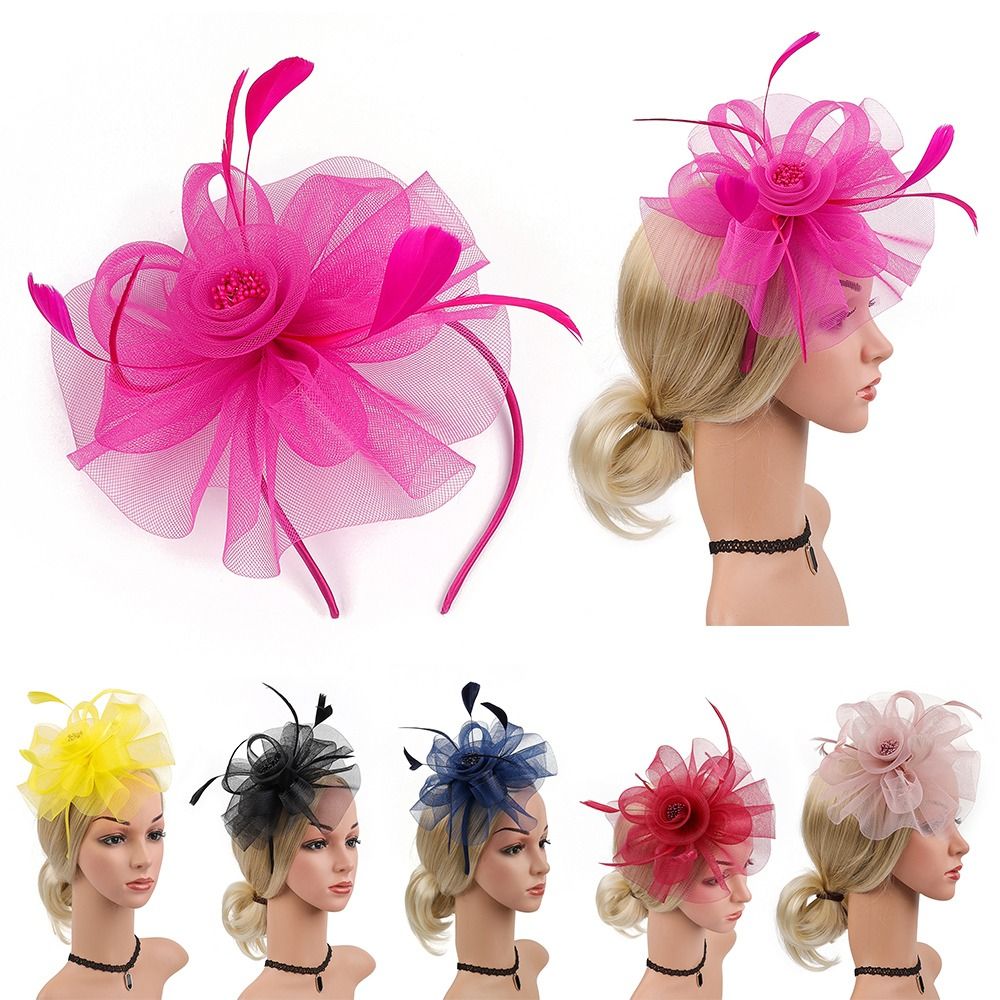 Vintage Fashion Hats - Sombreros fascinadores de cinta de plumas