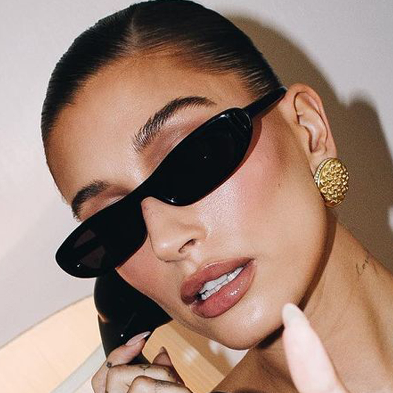 Vintage Fashion Female - Gafas de Sol Ovaladas de Marco