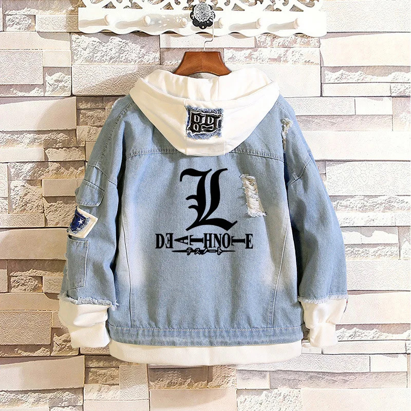 Patchwork Jean Jacket - CyAnime Attack on Titan ropa de