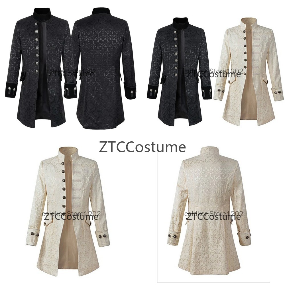 Vintage Fashion Jacket - Abrigo Victoriano Steampunk, Chaqueta Medieval Renacentista,