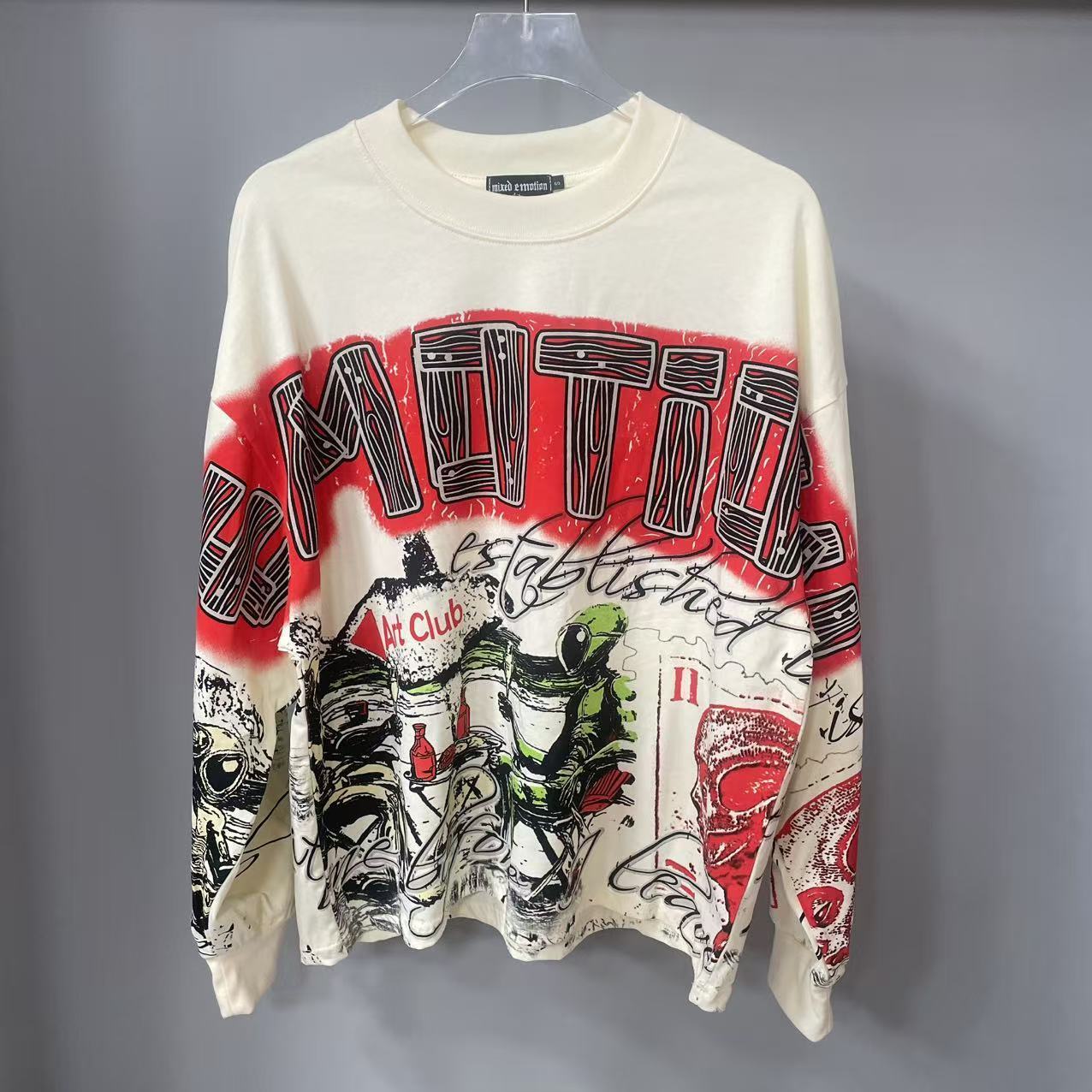 Vintage Fashion - Camiseta de manga larga MIXED-EMOTION de