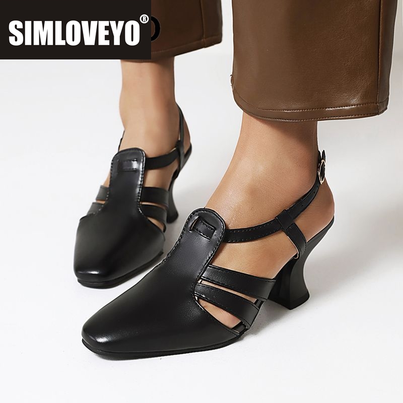 Vintage Fashion Female - SIMLOVEYO 2025 Sandalias de Moda Diarias