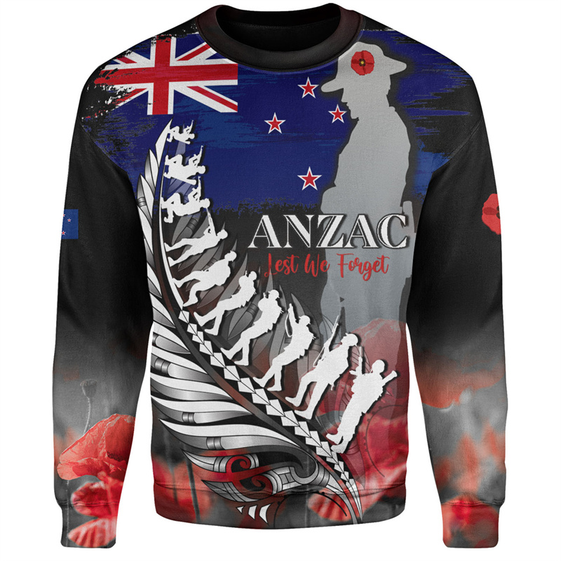 Vintage Fashion Nz - Sudaderas con estampado de tatuaje maorí