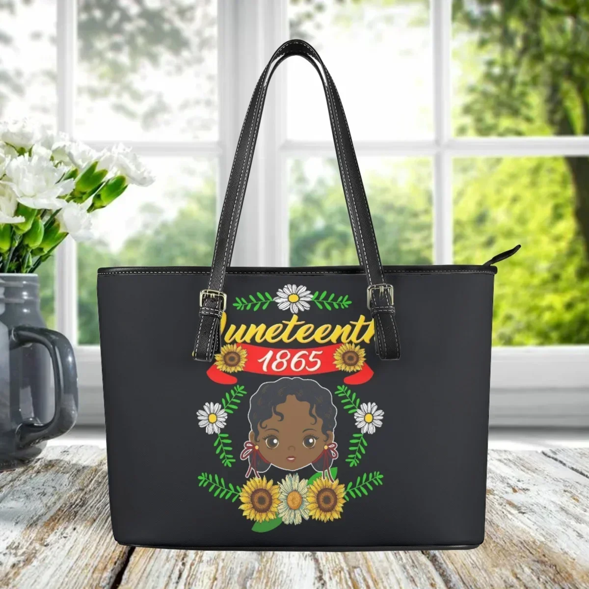 Vintage Fashion History - Bolso de Hombro Casual de Cuero