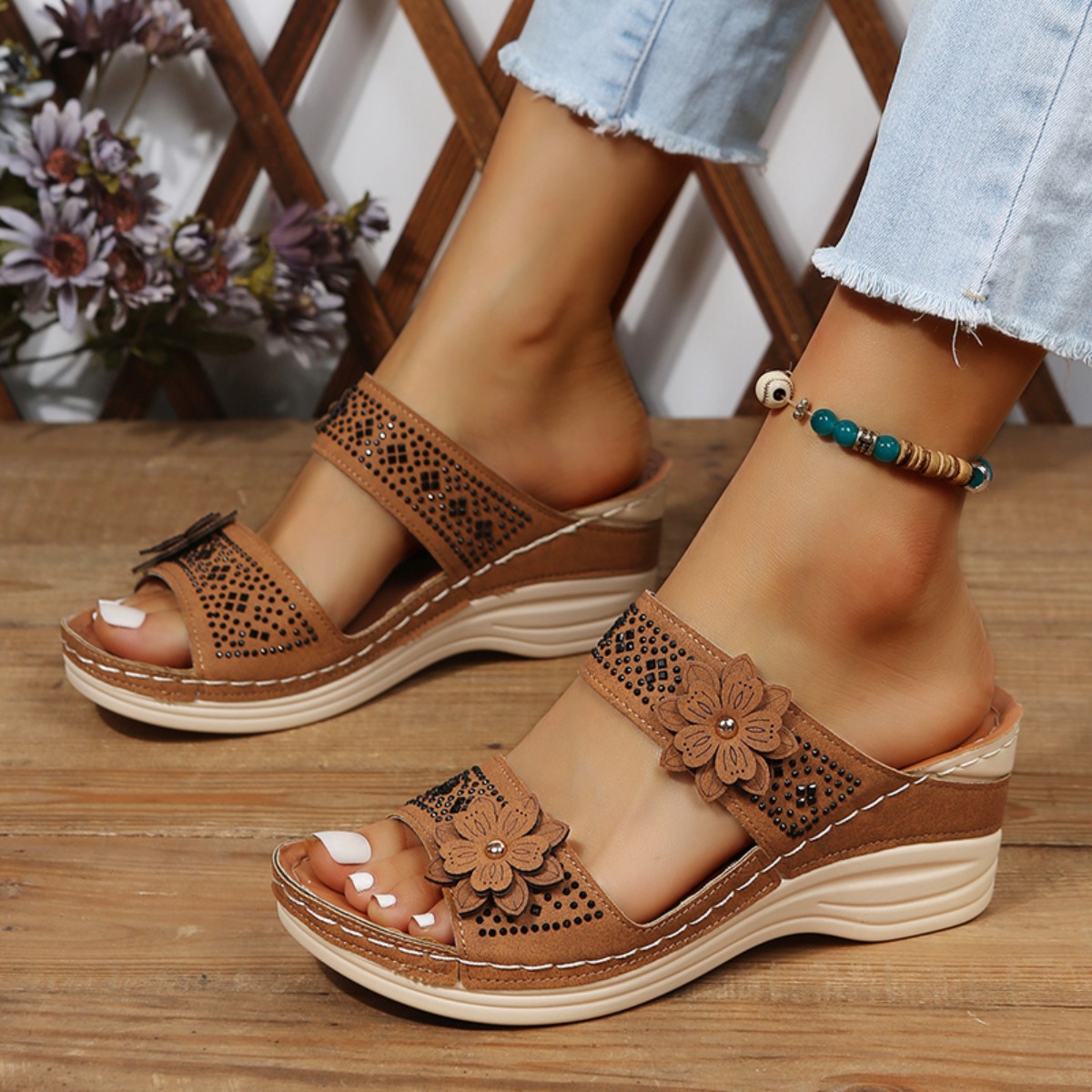 Vintage Fashion Female - Nuevas Sandalias de Plataforma de Verano