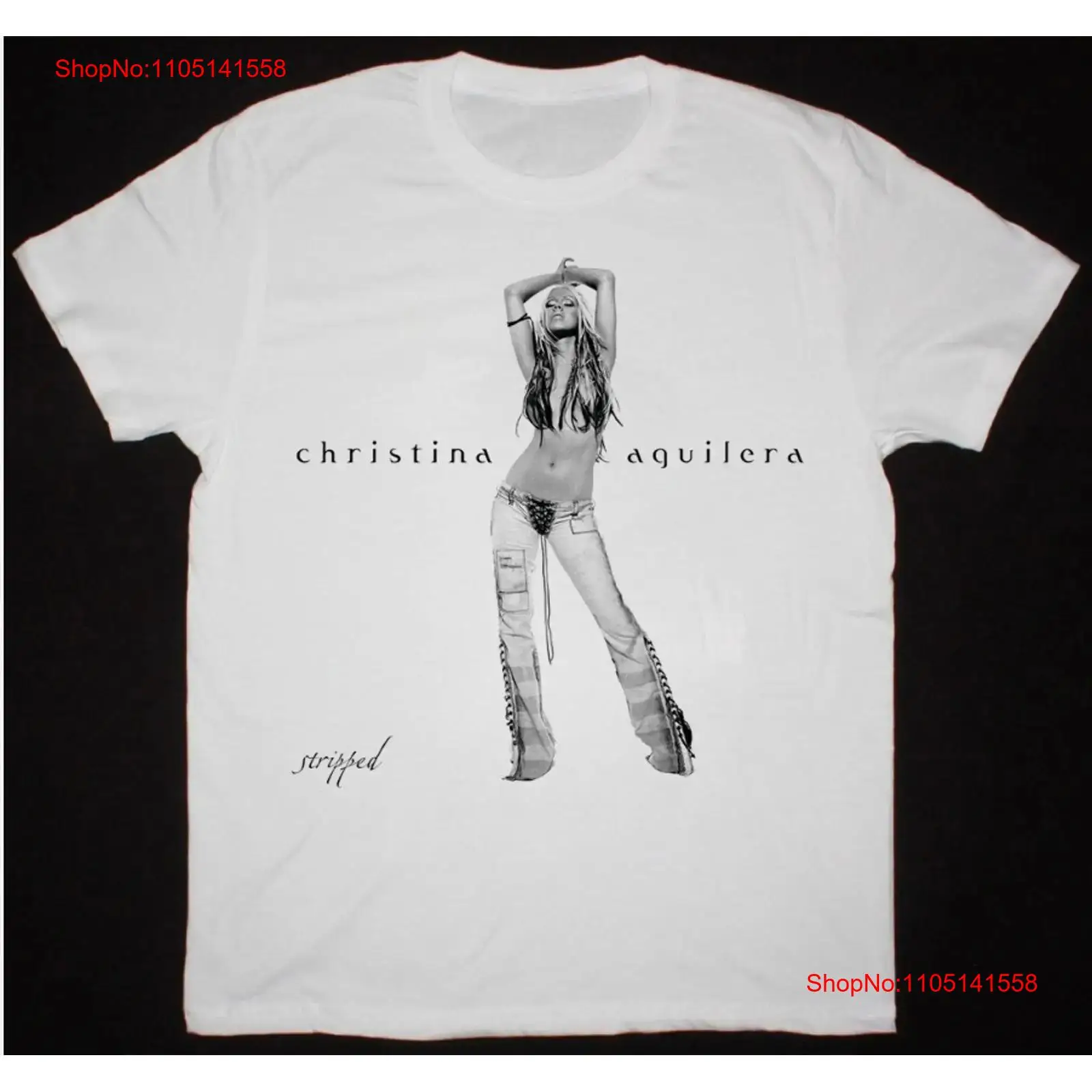 Vintage Fashion News - CALIENTE NUEVA Camiseta Retro Stripped Christina