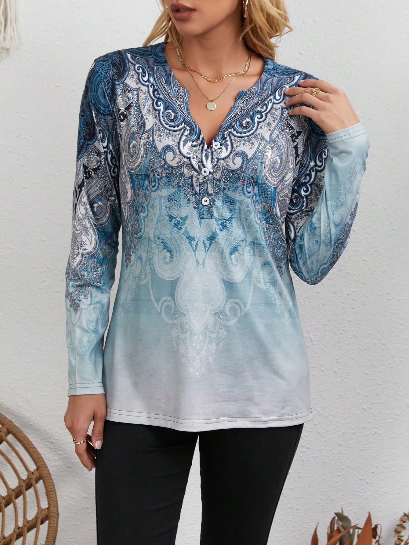Blusa Étnica para Mujer: Estam - Vintage Fashion reseña y precio