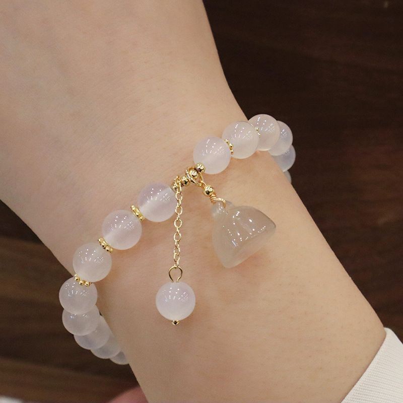 Pulsera de Ágata Blanca con Co - Vintage Fashion Tiktok reseña y precio