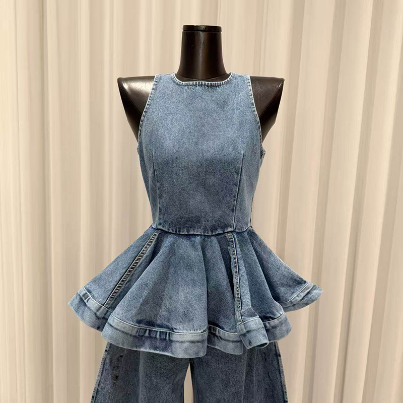Conjunto de Dos Piezas KBQ Azu - Vintage Fashion Style Female reseña y precio