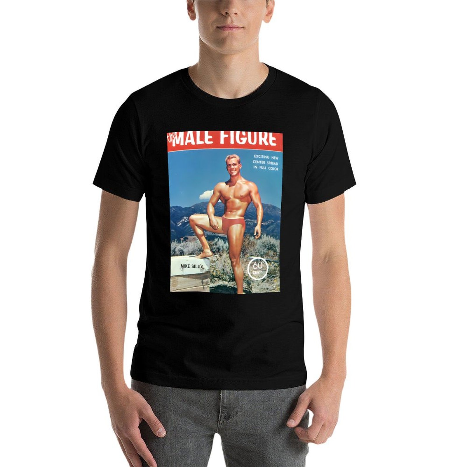 Camiseta con estampado de figu - Vintage Fashion Magazine reseña y precio