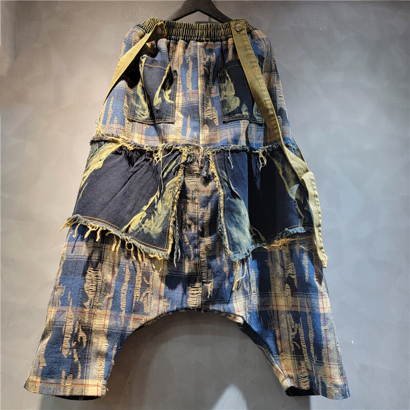 WTHT moda mujer Irregular Patc - Patchwork Jean Jacket reseña y precio