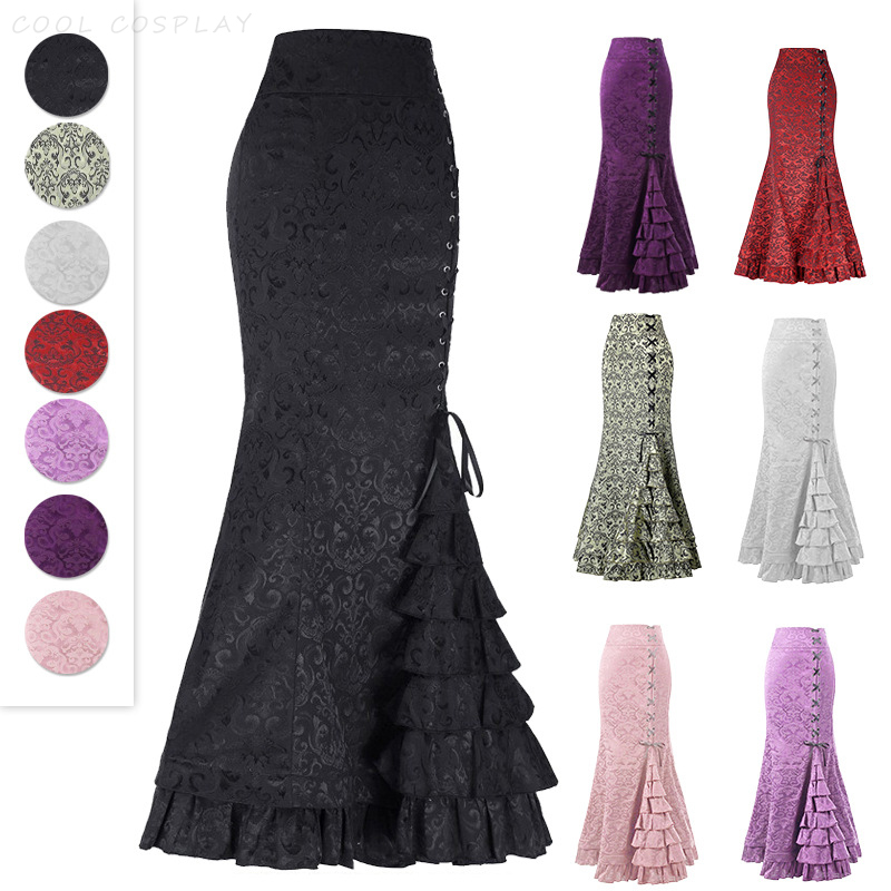 Faldas largas para mujer, fald - Vintage Fashion Fabrics reseña y precio