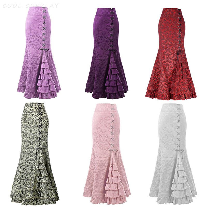Faldas largas para mujer, fald - Vintage Fashion Fabrics reseña y precio