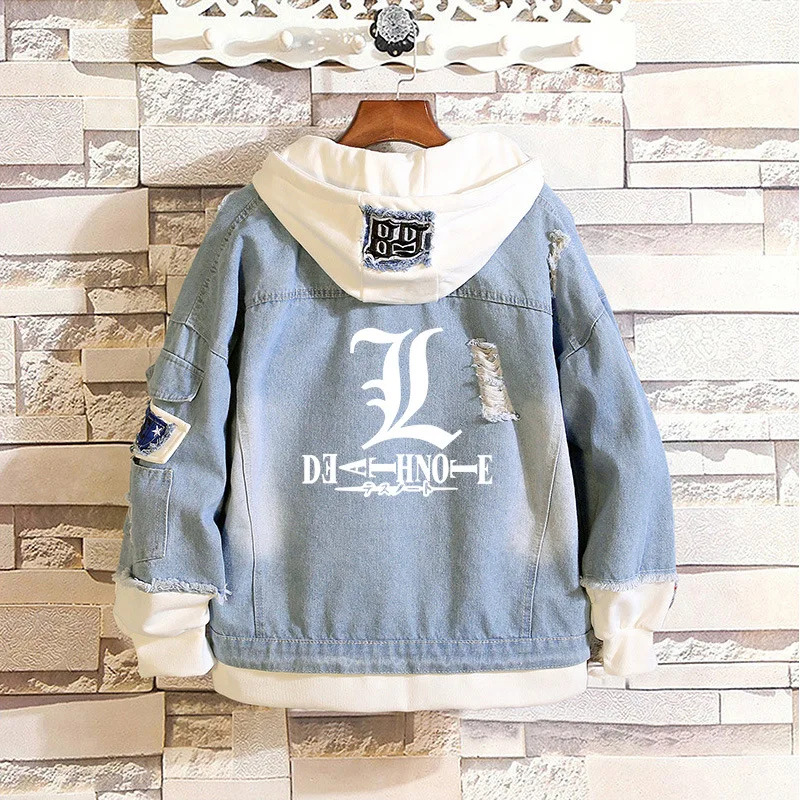 CyAnime Attack on Titan ropa d - Patchwork Jean Jacket reseña y precio