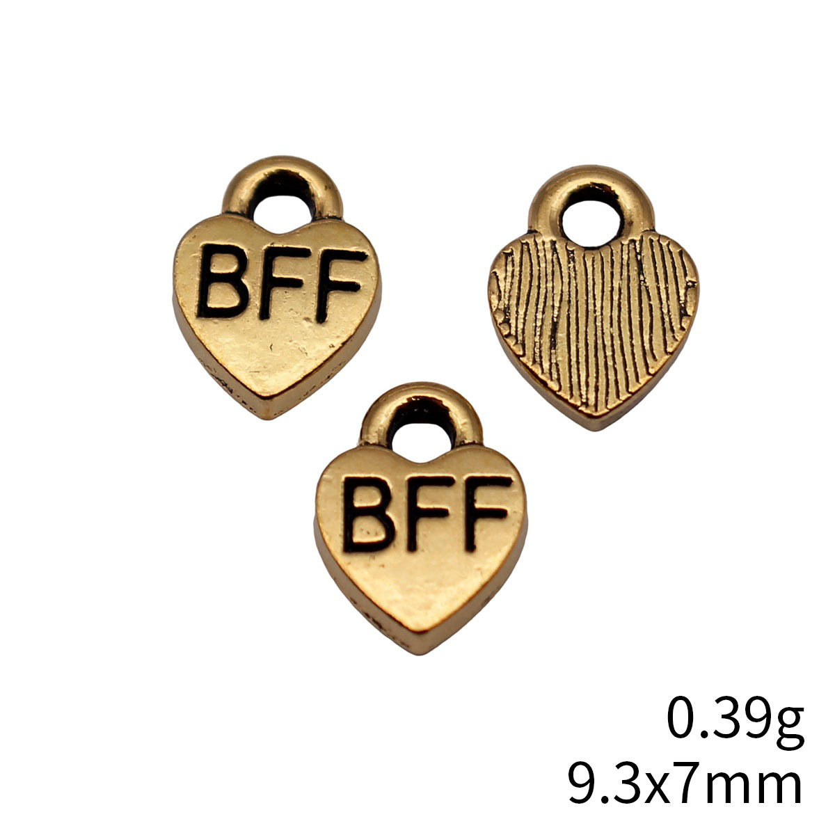 40 Piezas de Dijes de Corazón  - Vintage Fashion Stores reseña y precio