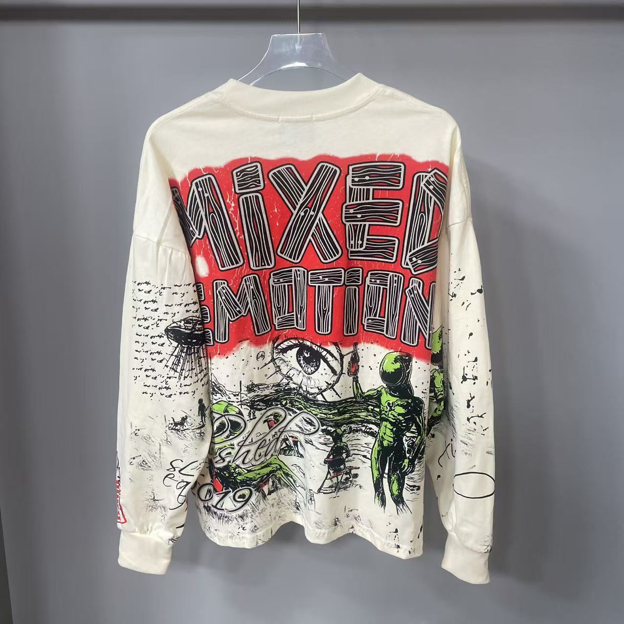 Camiseta de manga larga MIXED- - Vintage Fashion reseña y precio