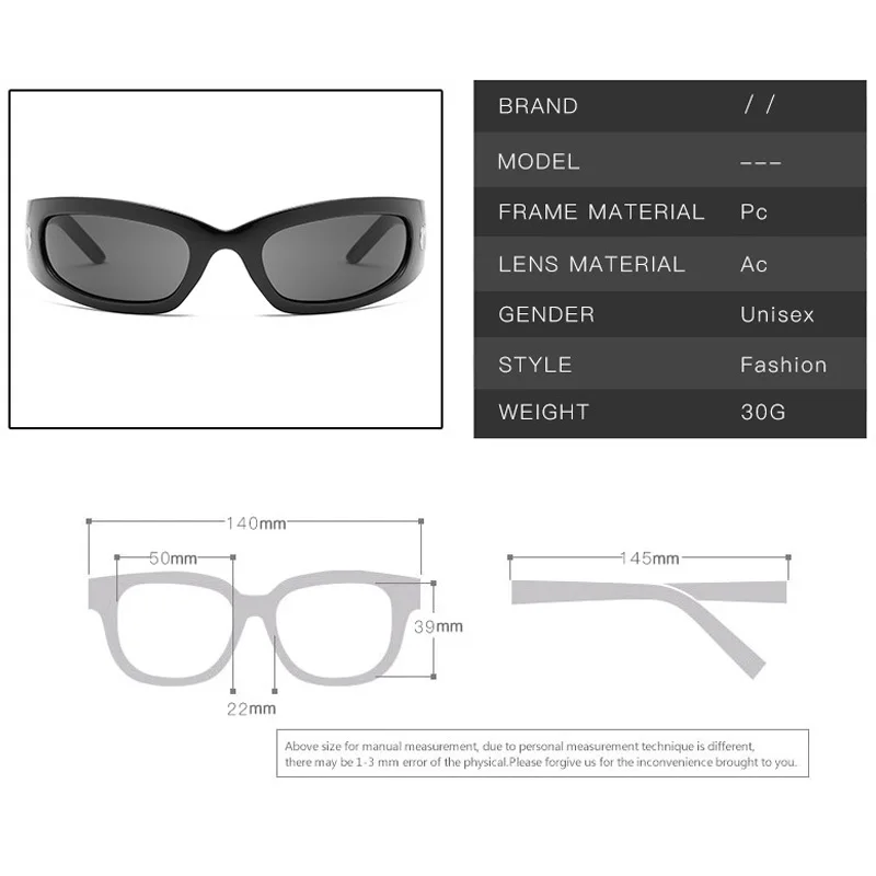 Gafas de resina Y2K, lentes Ti - Vintage Fashion Tiktok reseña y precio
