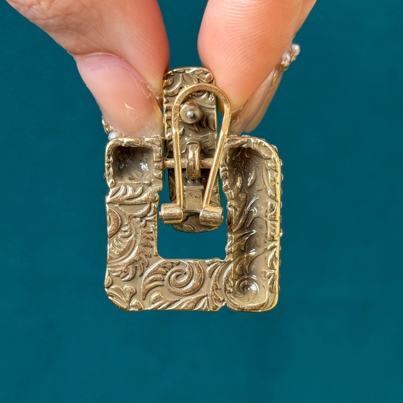 Pendientes Cuadrados Geométric - Vintage Fashion Jewelry Brands reseña y precio