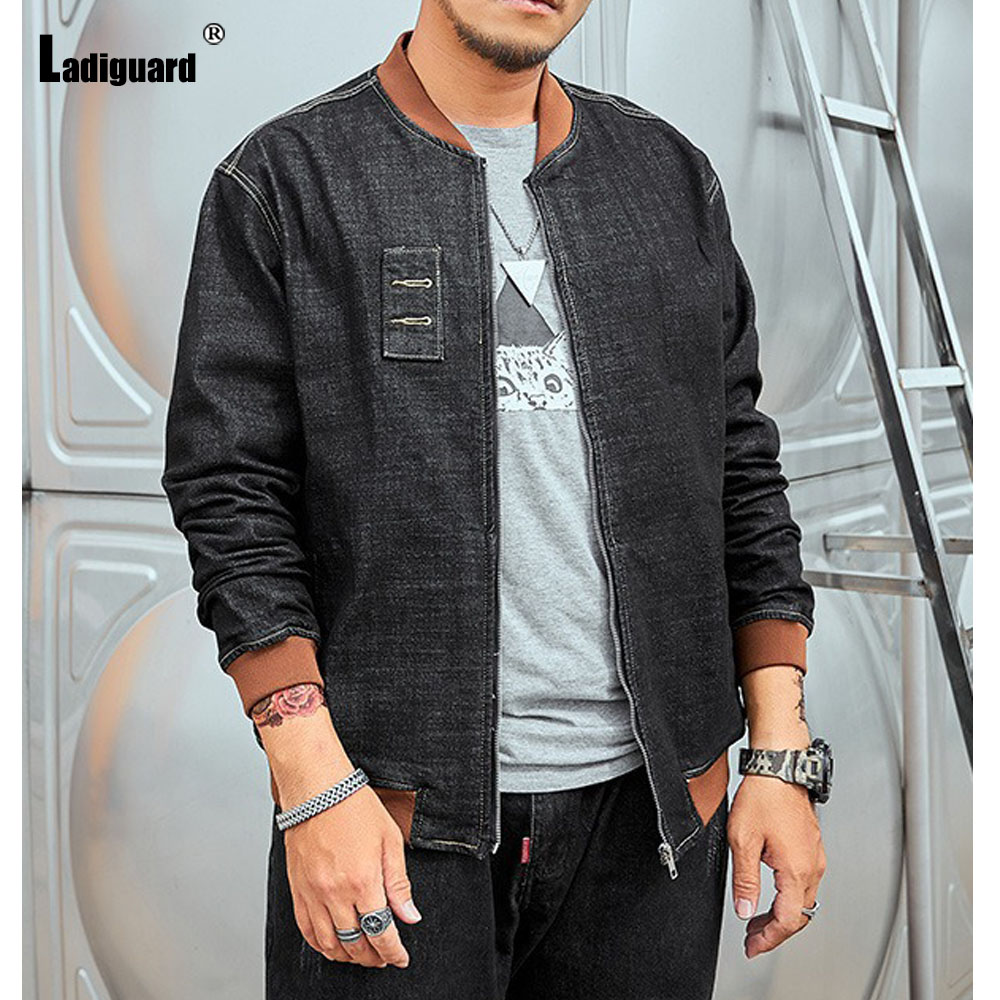 Ladguard-Chaqueta de Jean con  - Patchwork Jean Jacket reseña y precio