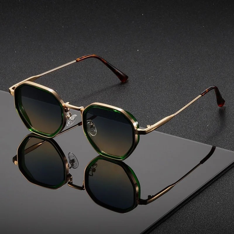 1 par de gafas de sol redondas - Vintage Fashion Female reseña y precio