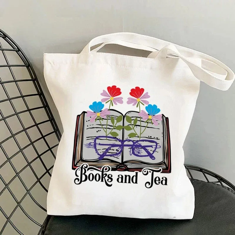 Bolsa de Mano de Lona con Esta - Vintage Fashion Books reseña y precio