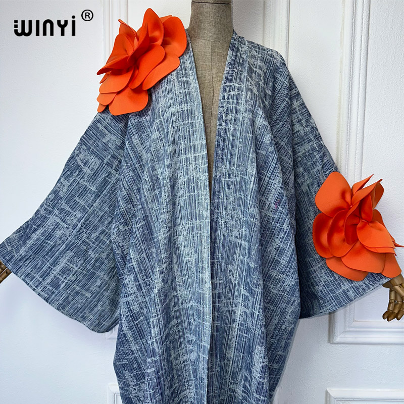 WINYI-Kimono tipo pasarela, cá - Patchwork Jean Jacket reseña y precio
