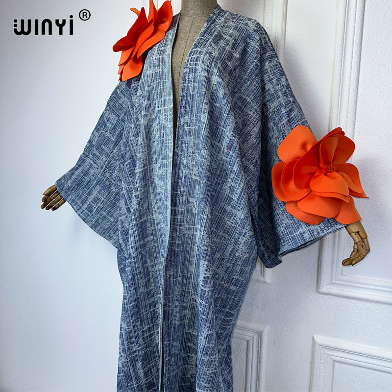 WINYI-Kimono tipo pasarela, cá - Patchwork Jean Jacket reseña y precio