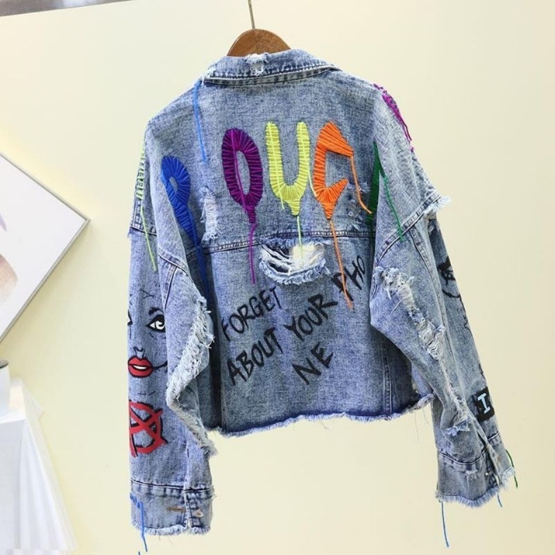 Chaqueta corta vaquera informa - Patchwork Jean Jacket reseña y precio