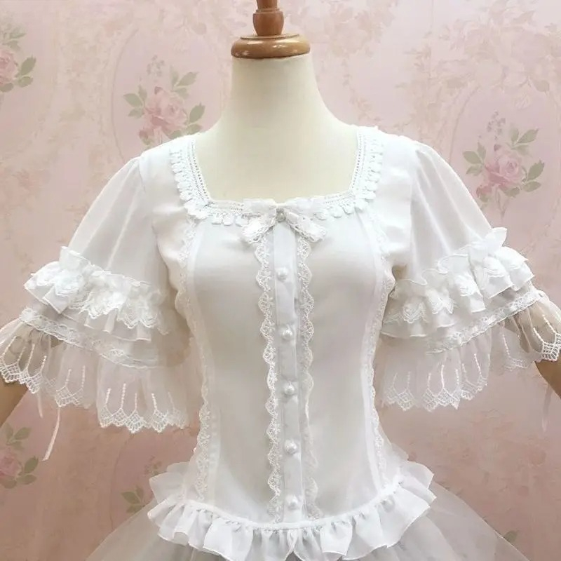 Blusas Vintage Estilo Lolita Y - Vintage Fashion Style Female reseña y precio