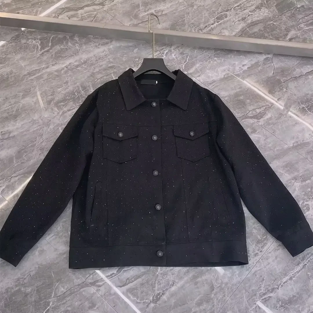 Abrigo vaquero para hombre, ch - Patchwork Jean Jacket reseña y precio