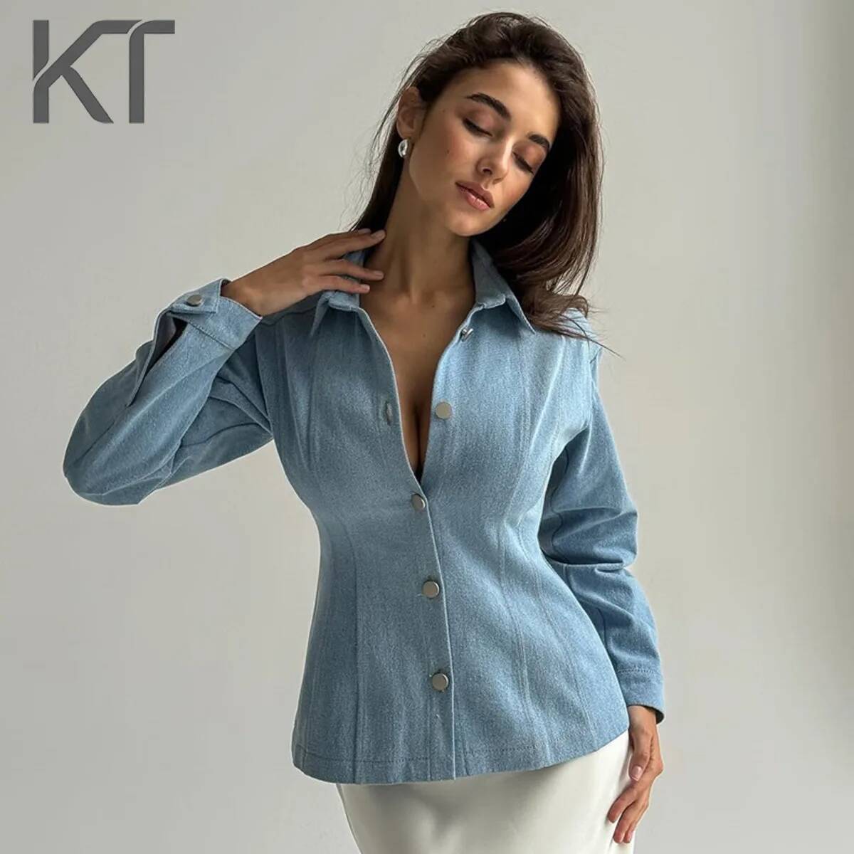 Camisa Vaquera Vintage KT para - Vintage Fashion reseña y precio