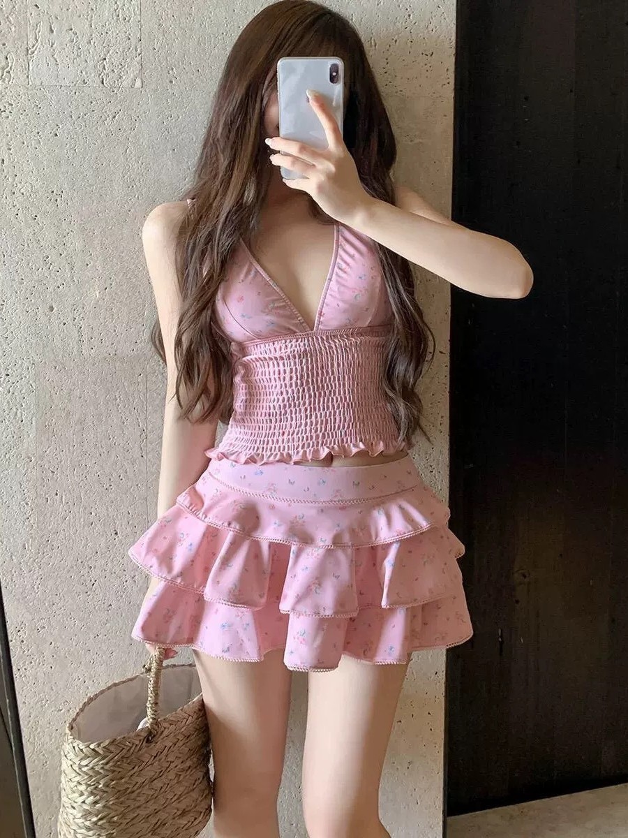 Traje de baño tankini adelgaza - Vintage Fashion reseña y precio