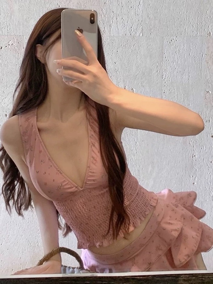 Traje de baño tankini adelgaza - Vintage Fashion reseña y precio