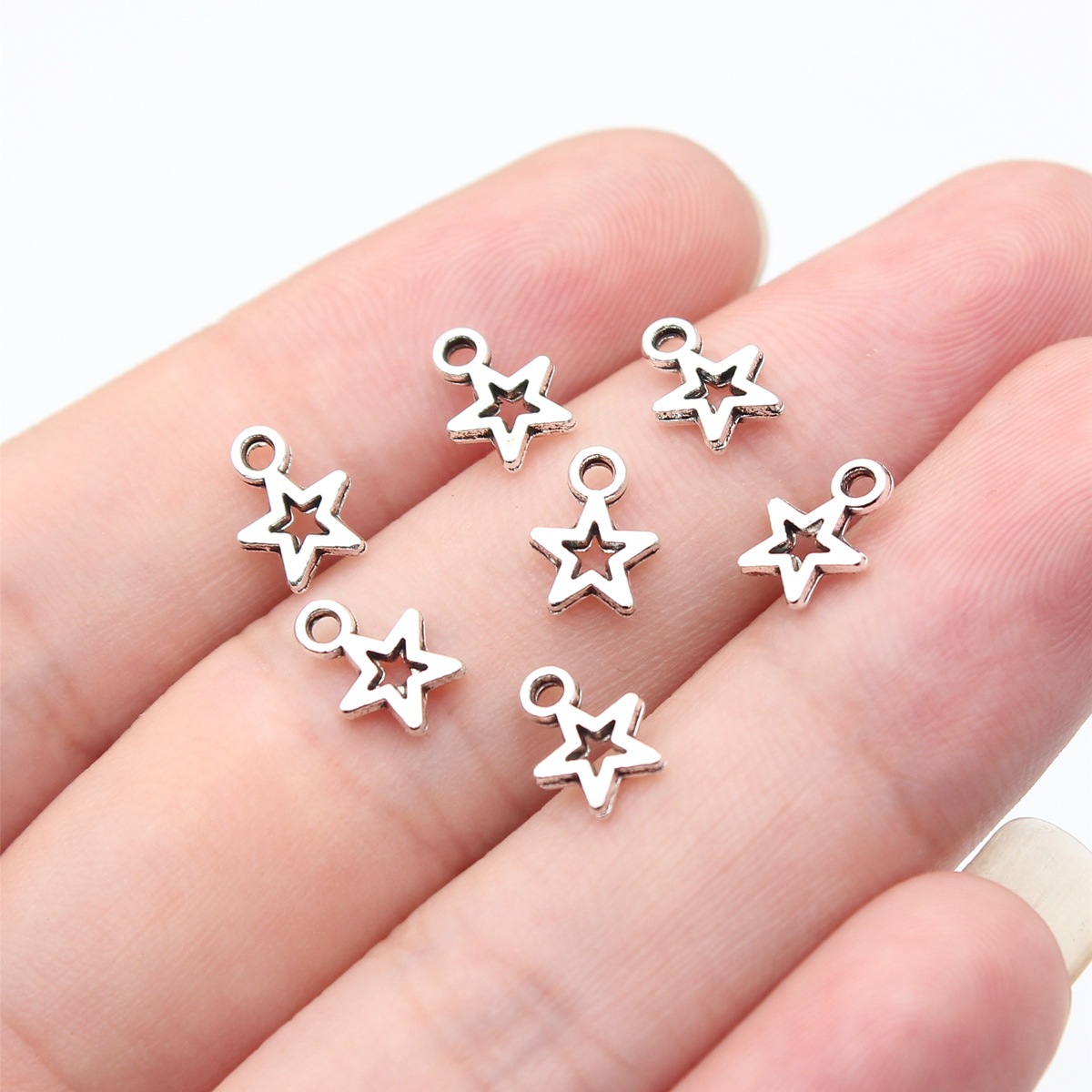 80 piezas de dijes de estrella - Vintage Fashion Stores reseña y precio