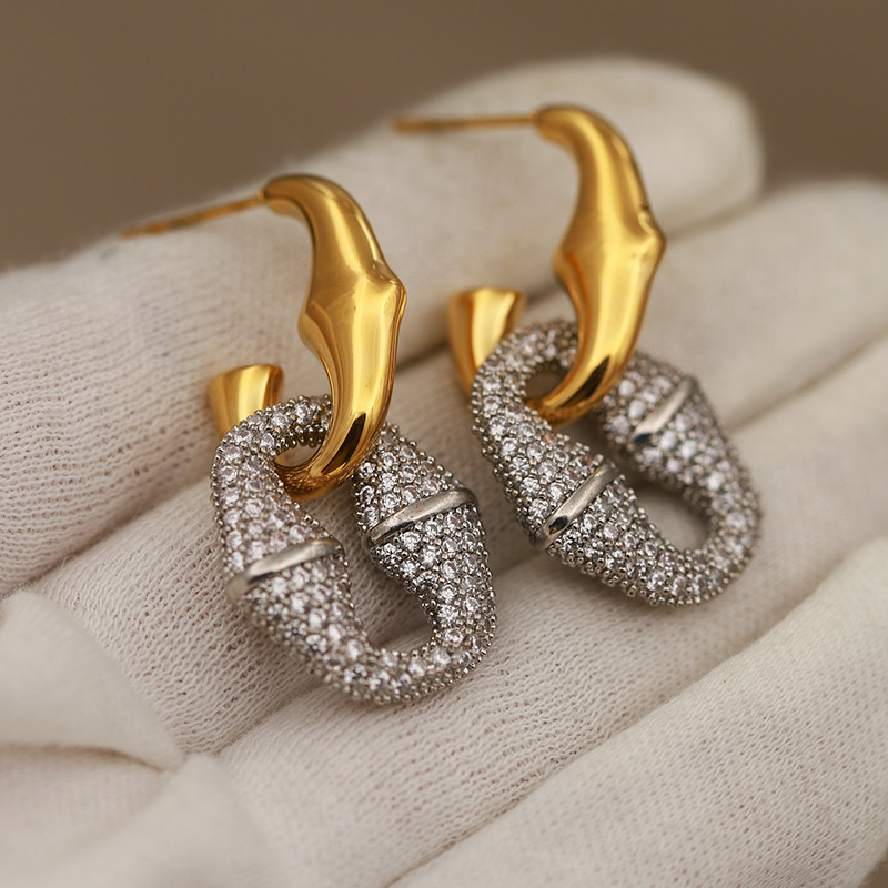 Pendientes clásicos de cristal - Vintage Fashion Jewelry Brands reseña y precio