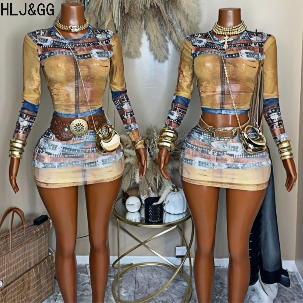 HLJ&GG-Conjuntos de dos piezas - Vintage Fashion Outfit reseña y precio