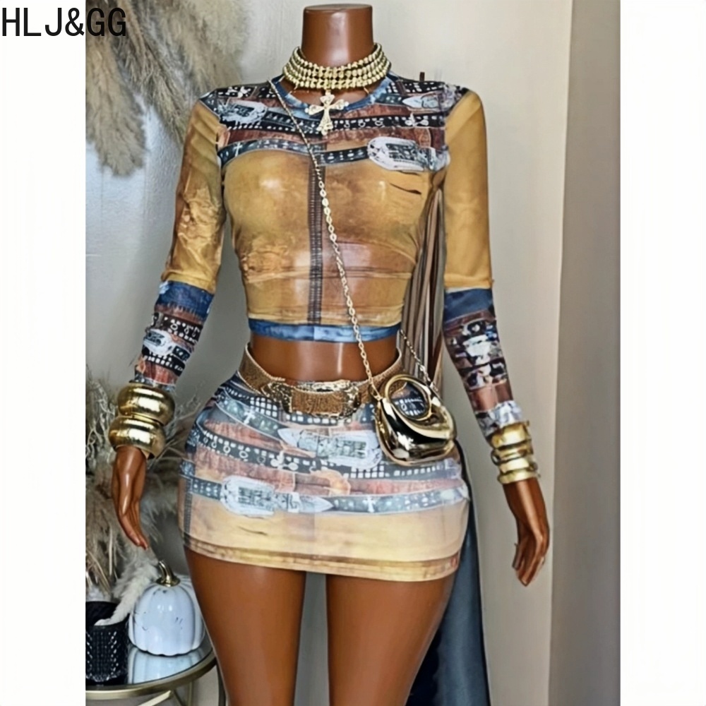 HLJ&GG-Conjuntos de dos piezas - Vintage Fashion Outfit reseña y precio