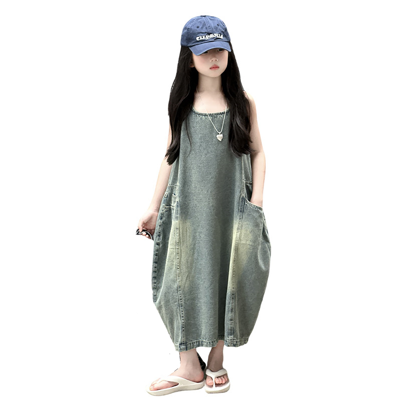 Vintage azul niños niñas alta  - Vintage Fashion Outfit reseña y precio
