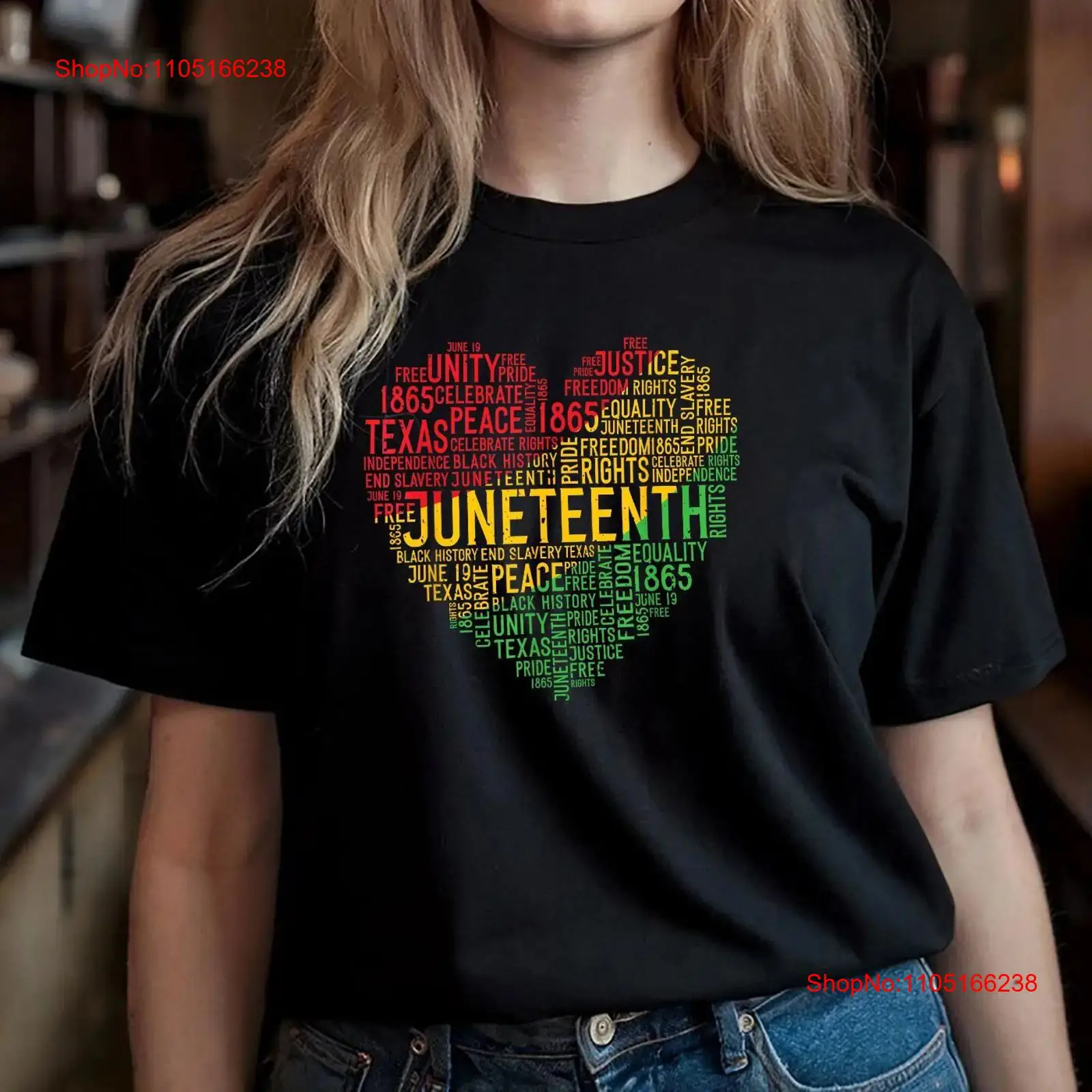Camiseta Juneteenth Heart Hist - Vintage Fashion History reseña y precio