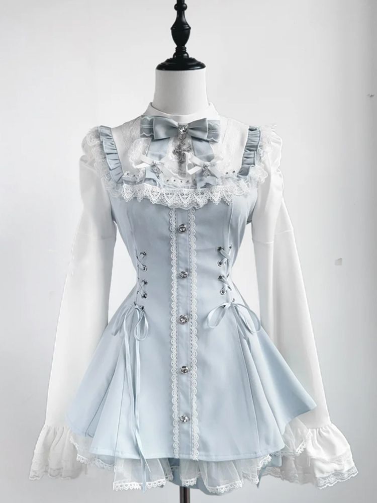 Conjunto de 2 Piezas de Encaje - Vintage Fashion Outfit reseña y precio