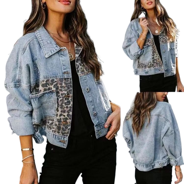 Chaqueta vaquera corta de muje - Patchwork Jean Jacket reseña y precio