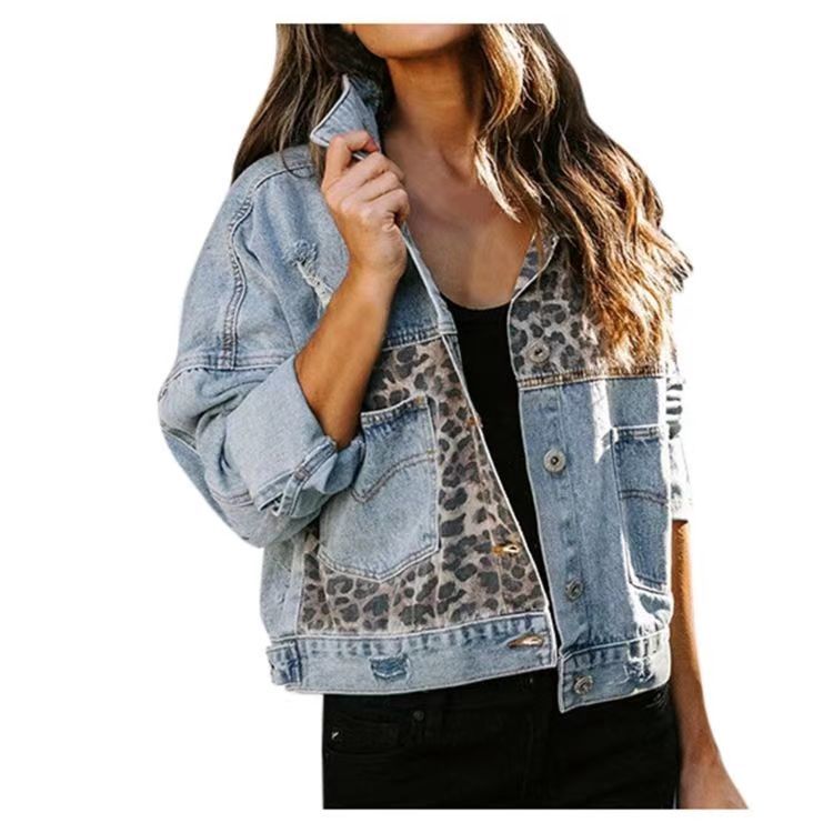 Chaqueta vaquera corta de muje - Patchwork Jean Jacket reseña y precio