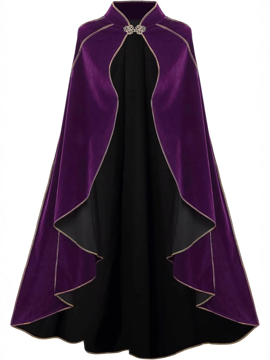 Capa de Felpa Medieval con Rib - Vintage Fashion Jacket reseña y precio