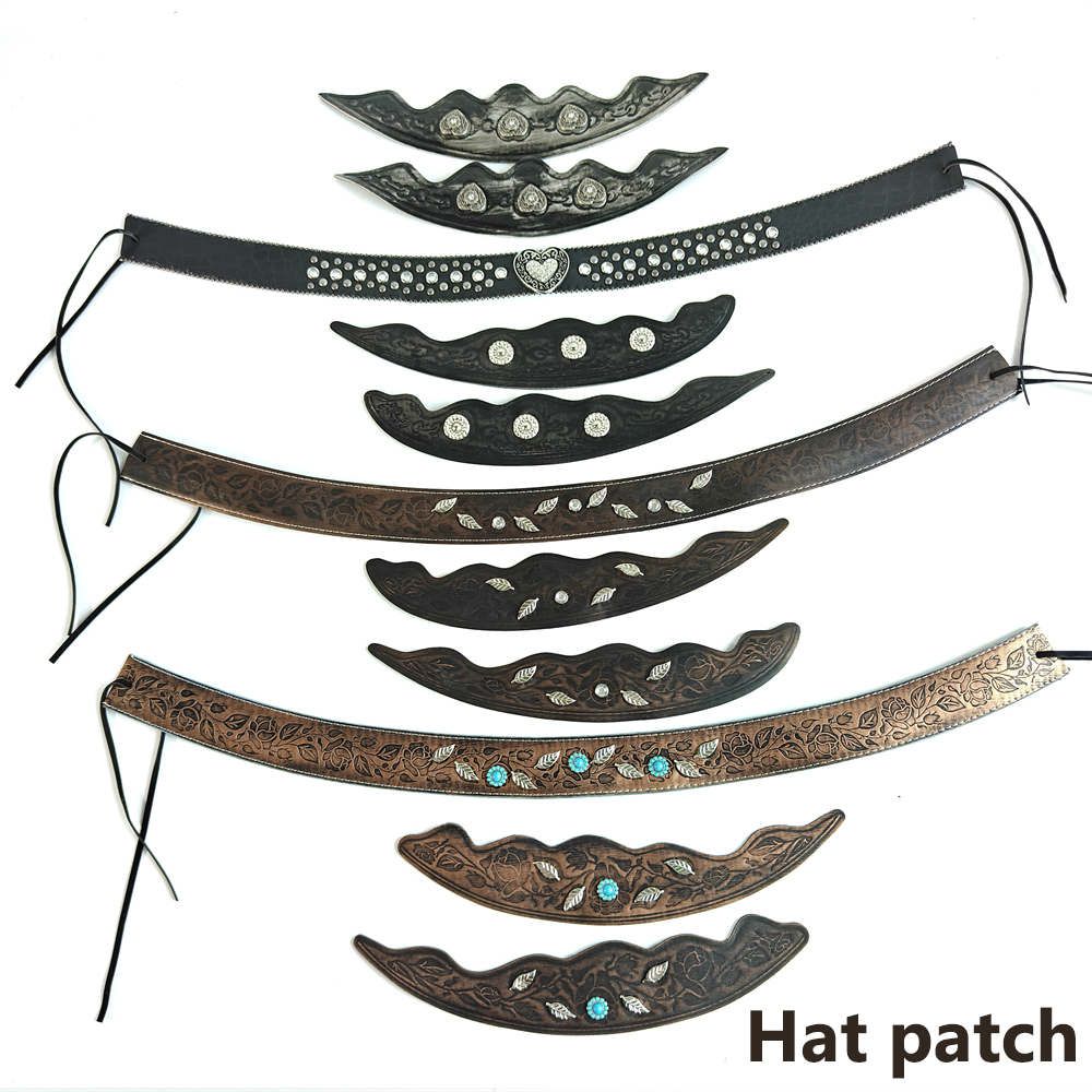 Cinta de cuero estilo western  - Vintage Fashion Hats reseña y precio