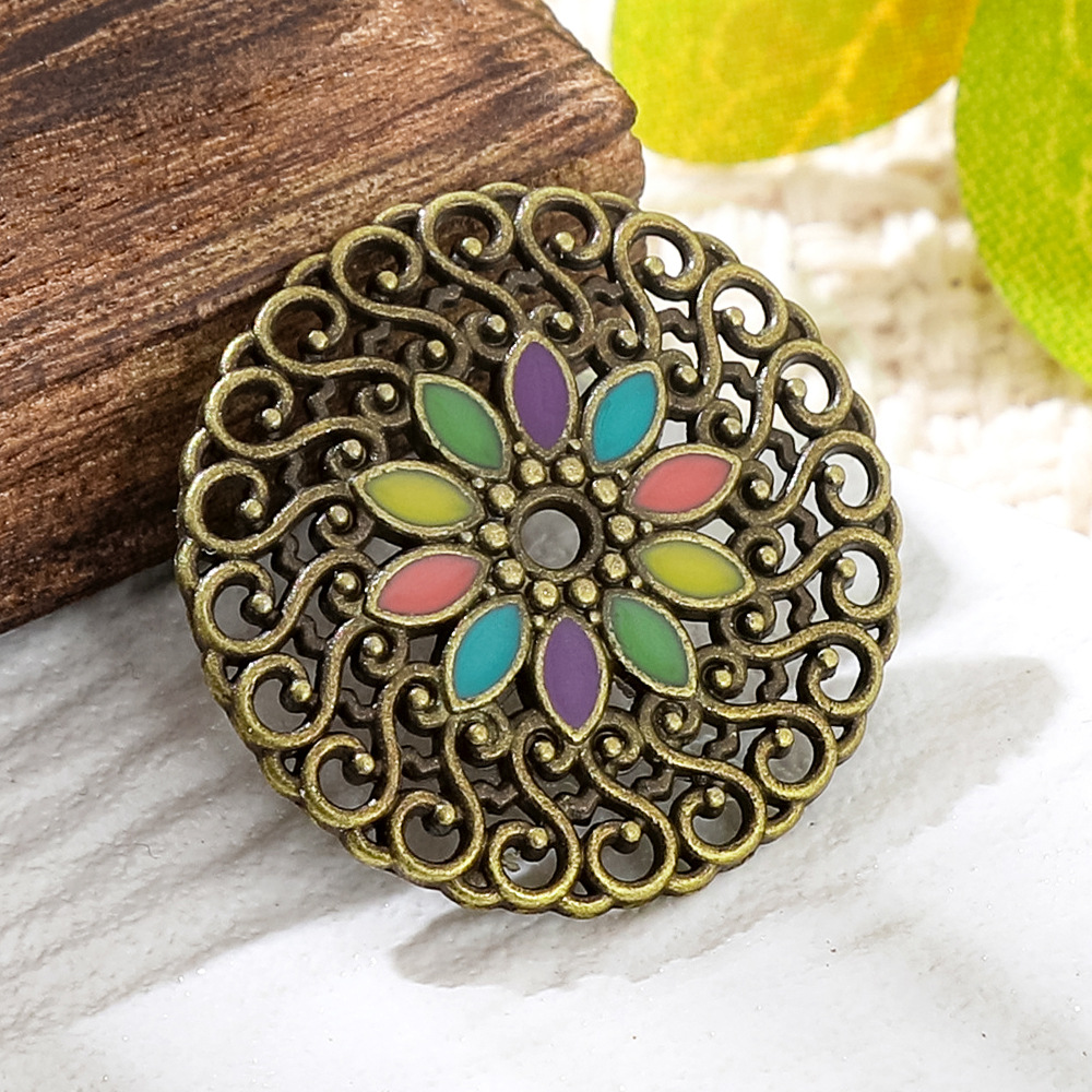 Colgantes Redondos de Cobre y  - Vintage Fashion Stores reseña y precio